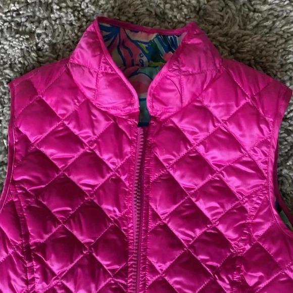 Lilly Pulitzer Girls Melanie Reversible Vest size large - Picture 12 of 12
